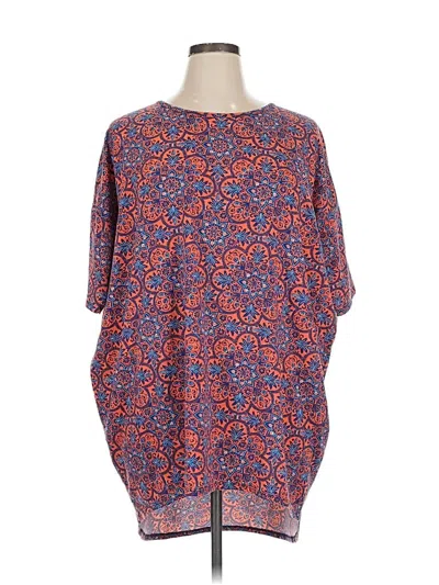 Pre-owned Lularoe Short Sleeve T-shirt In Orange