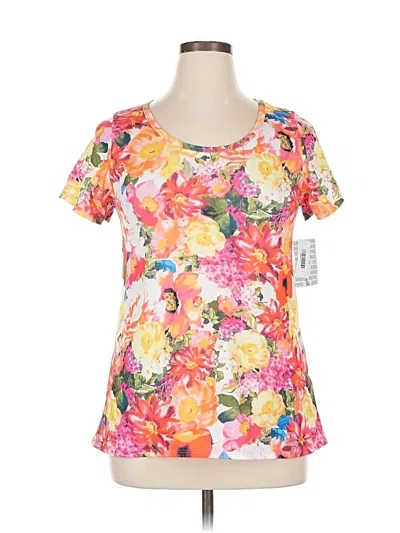 Pre-owned Lularoe Short Sleeve T-shirt In Orange