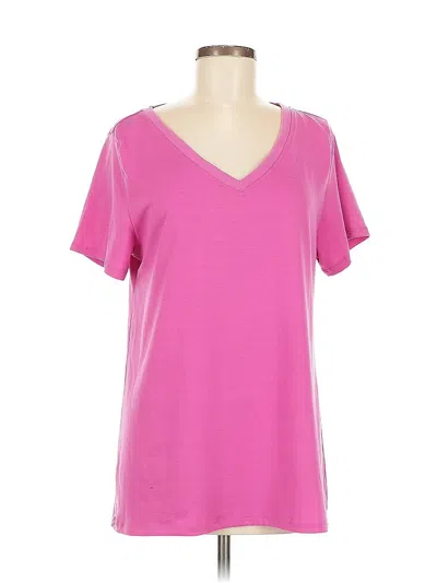 Pre-owned Lularoe Short Sleeve T-shirt In Pink