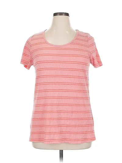 Pre-owned Lularoe Short Sleeve T-shirt In Pink