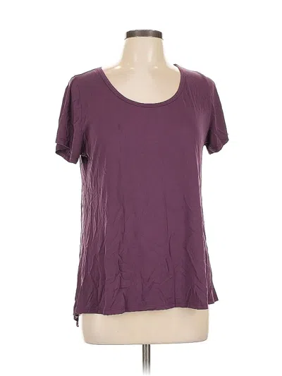 Pre-owned Lularoe Short Sleeve T-shirt In Purple