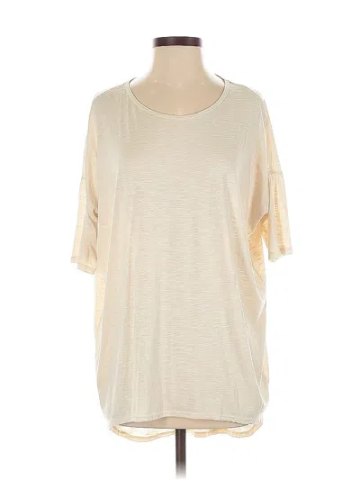 Pre-owned Lularoe Short Sleeve T-shirt In White