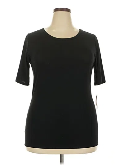 Lularoe Short Sleeve Top Black Boatneck Tops