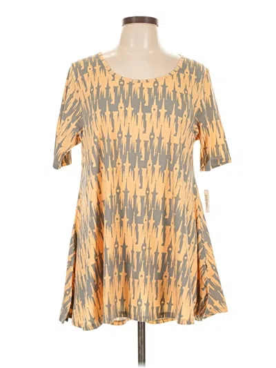 Lularoe Short Sleeve Top Orange Square Neckline Tops