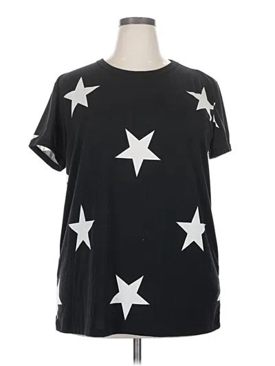 Pre-owned Lularoe Short Sleeve T-shirt In Black