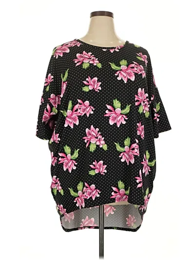 Pre-owned Lularoe Short Sleeve T-shirt In Black