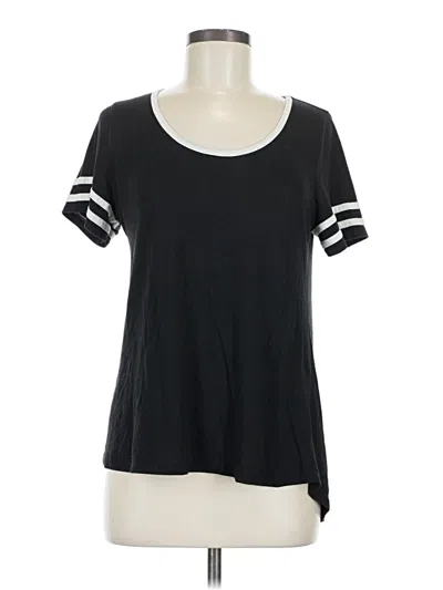 Pre-owned Lularoe Short Sleeve T-shirt In Black