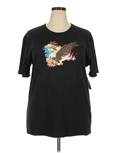Pre-owned Lularoe Short Sleeve T-shirt In Black