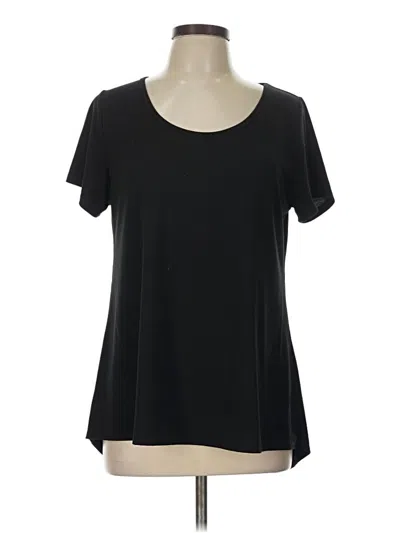 Pre-owned Lularoe Short Sleeve T-shirt In Black