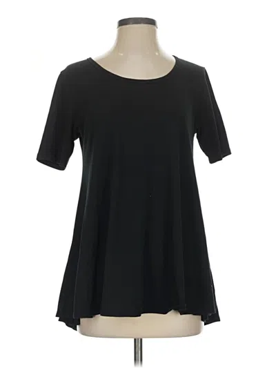 Pre-owned Lularoe Short Sleeve T-shirt In Black