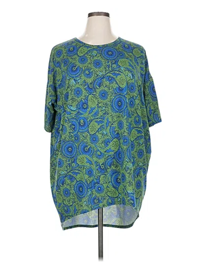 Pre-owned Lularoe Short Sleeve T-shirt In Blue