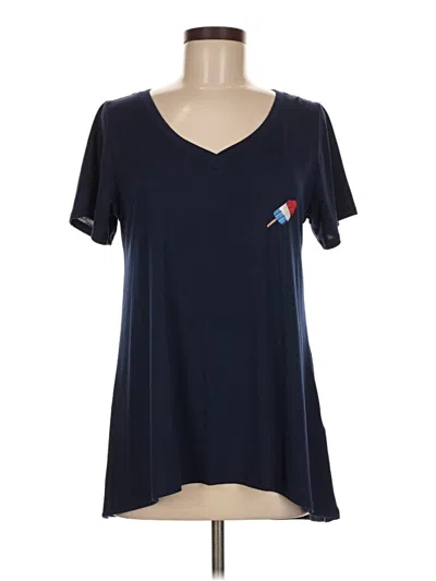 Lularoe Short Sleeve T-shirt In Blue