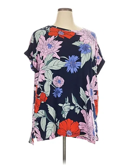 Pre-owned Lularoe Short Sleeve T-shirt In Blue