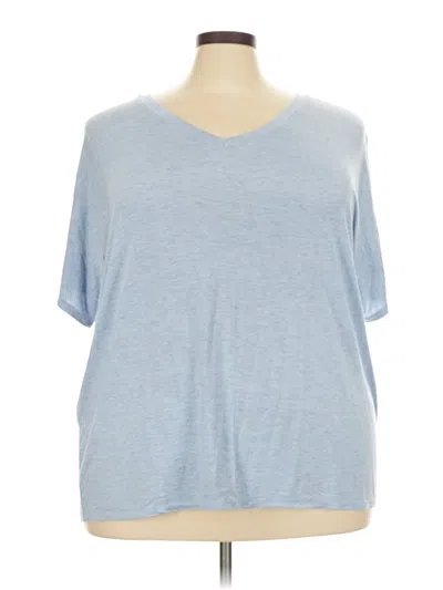 Pre-owned Lularoe Short Sleeve T-shirt In Blue