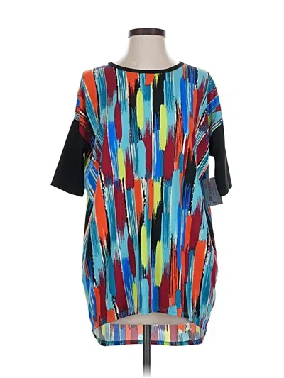 Pre-owned Lularoe Short Sleeve T-shirt In Blue