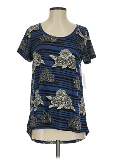 Lularoe Short Sleeve T-shirt In Blue