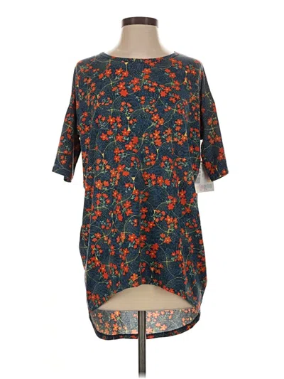 Pre-owned Lularoe Short Sleeve T-shirt In Blue