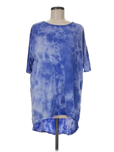 Pre-owned Lularoe Short Sleeve T-shirt In Blue