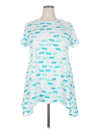 Lularoe Short Sleeve T-shirt In Blue