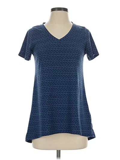 Pre-owned Lularoe Short Sleeve T-shirt In Blue