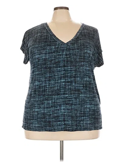 Pre-owned Lularoe Short Sleeve T-shirt In Blue