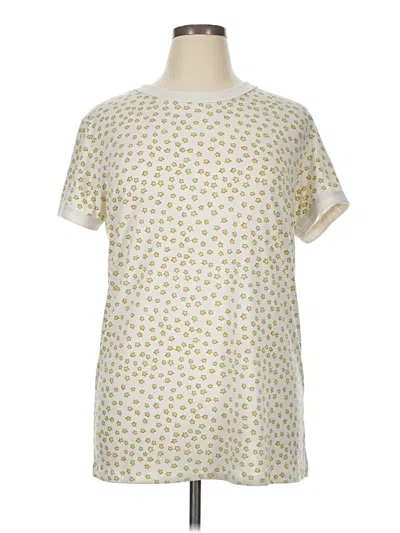 Pre-owned Lularoe Short Sleeve T-shirt In Gold