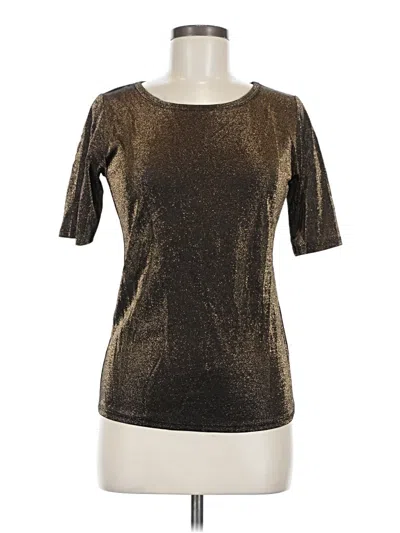 Pre-owned Lularoe Short Sleeve T-shirt In Gold