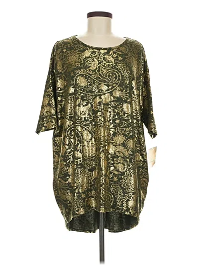 Lularoe Short Sleeve T-shirt In Gold