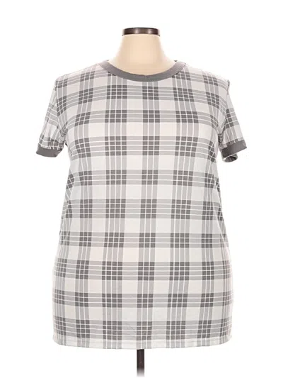 Pre-owned Lularoe Short Sleeve T-shirt In Gray