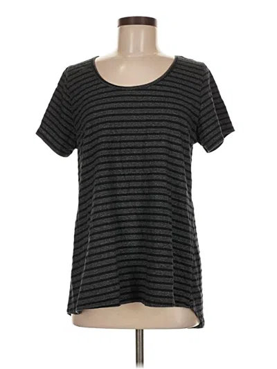 Pre-owned Lularoe Short Sleeve T-shirt In Gray