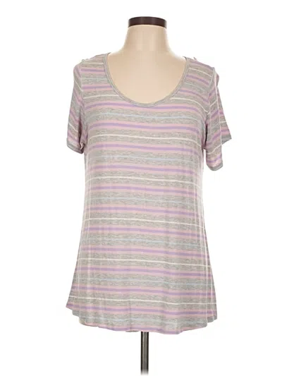 Pre-owned Lularoe Short Sleeve T-shirt In Gray