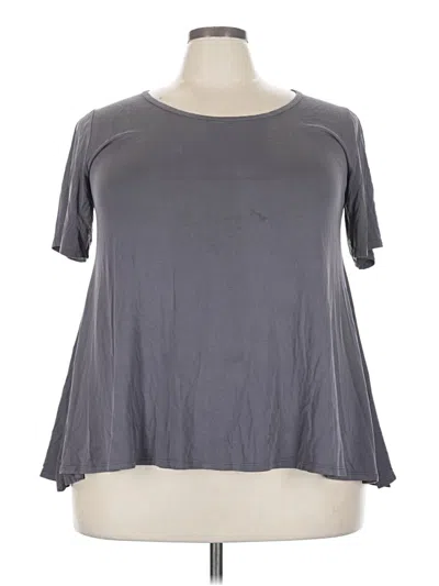 Pre-owned Lularoe Short Sleeve T-shirt In Gray