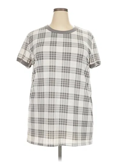 Pre-owned Lularoe Short Sleeve T-shirt In Gray
