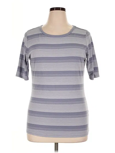 Pre-owned Lularoe Short Sleeve T-shirt In Gray