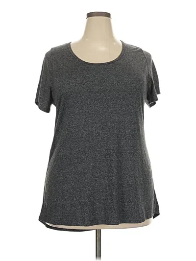 Pre-owned Lularoe Short Sleeve T-shirt In Gray