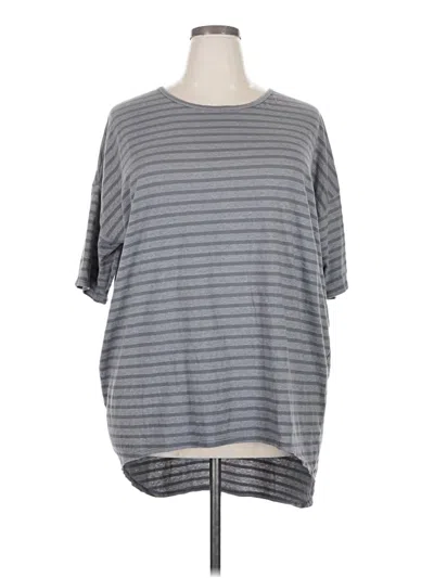Pre-owned Lularoe Short Sleeve T-shirt In Gray