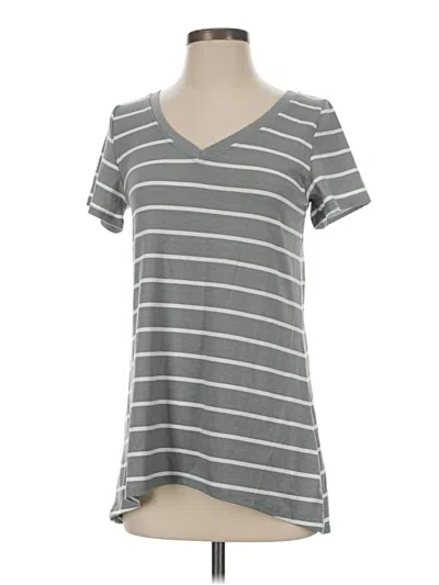 Pre-owned Lularoe Short Sleeve T-shirt In Gray