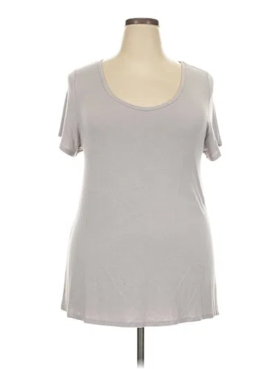 Pre-owned Lularoe Short Sleeve T-shirt In Gray