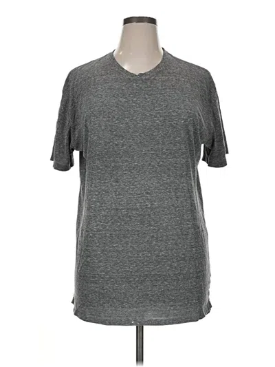 Pre-owned Lularoe Short Sleeve T-shirt In Gray