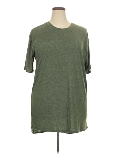 Pre-owned Lularoe Short Sleeve T-shirt In Green