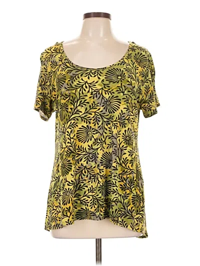 Pre-owned Lularoe Short Sleeve T-shirt In Green