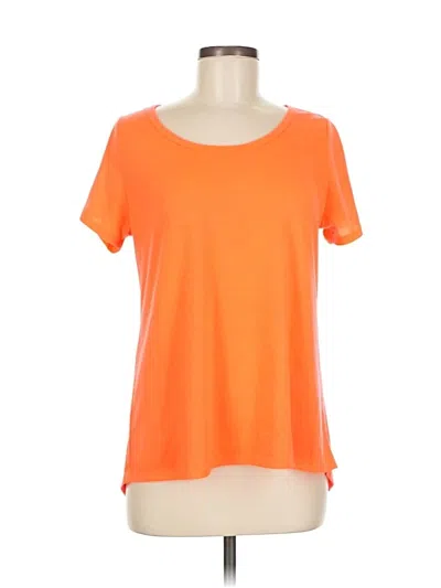 Pre-owned Lularoe Short Sleeve T-shirt In Orange