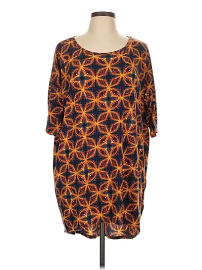 Pre-owned Lularoe Short Sleeve T-shirt In Orange