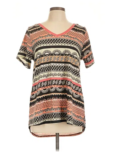 Pre-owned Lularoe Short Sleeve T-shirt In Orange