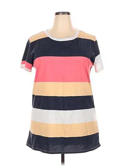 Pre-owned Lularoe Short Sleeve T-shirt In Pink