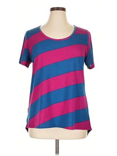 Pre-owned Lularoe Short Sleeve T-shirt In Pink