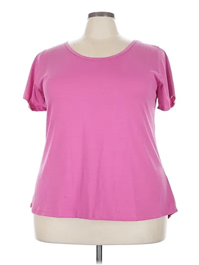 Pre-owned Lularoe Short Sleeve T-shirt In Pink