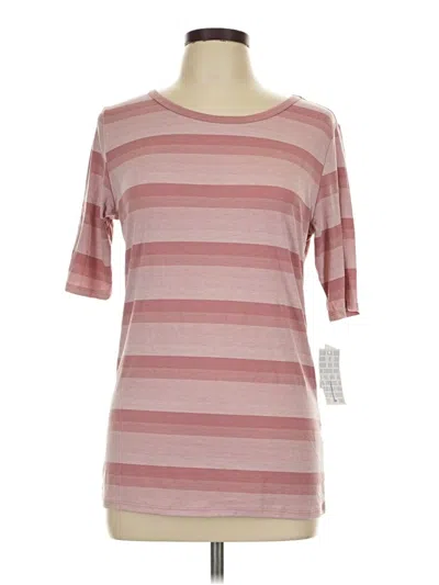 Pre-owned Lularoe Short Sleeve T-shirt In Pink
