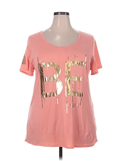 Pre-owned Lularoe Short Sleeve T-shirt In Pink