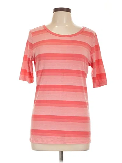Pre-owned Lularoe Short Sleeve T-shirt In Pink